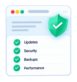 Dental Website Maintenance Mockup