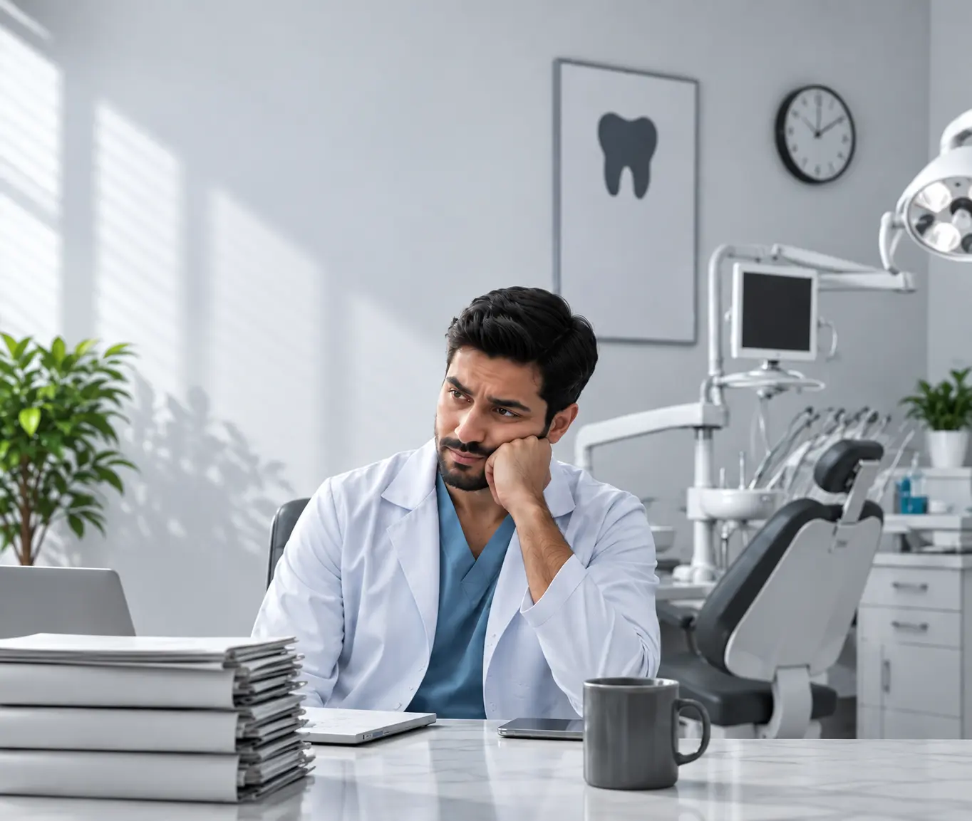 Dental clinic without strategic digital marketing