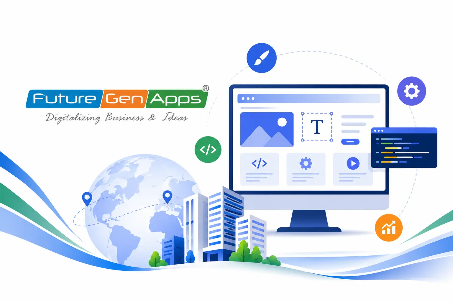 Professional Web Designing and UI UX Development Workspace