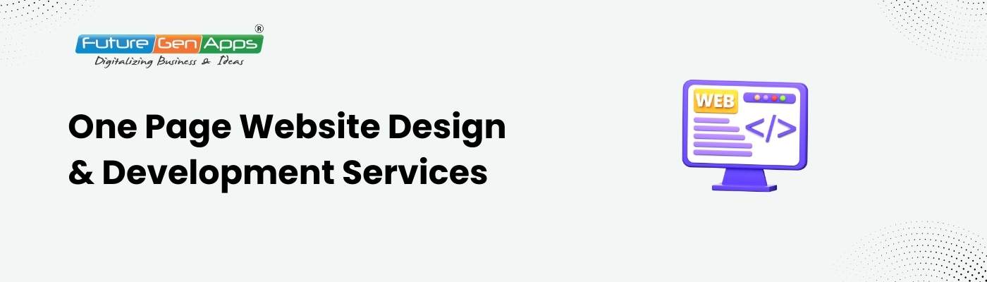 one page website design